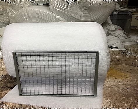 Reusable metal air filter frame